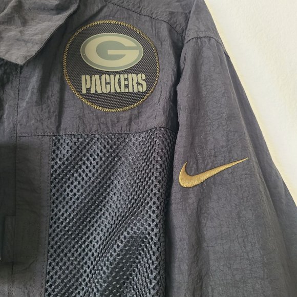Nike NFL Green Bay Packers Salute To Service Lightweight Jacket NKDX-00A Size XL - Picture 4 of 8
